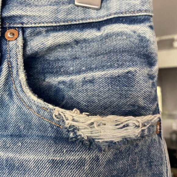 AGOLDE Dee Denim Shorts Size 29 - Picture 7 of 9